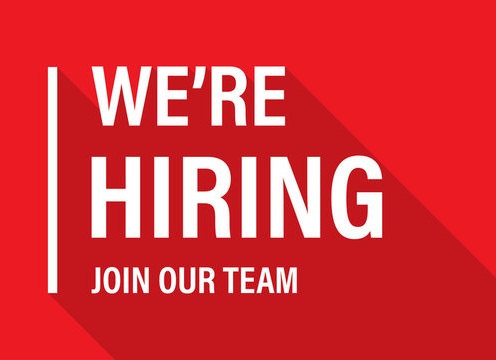 We are hiring